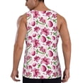 thumbnail image 2 of Sigee Lilies Flowers for Men's Workout Tank Top, Athletic Gym Sleeveless Shirt - Quick Dry, Lightweight, Breathable Small, 2 of 9