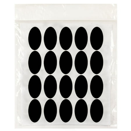 - Wrapables® Set of 40 Oval Chalkboard Labels / Chalkboard Stickers (2