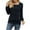 Navy, variant on Yyeselk Going out Sweaters for Women Casual V-Neck Long Sleeves Cozy Blouses Fashion Pure Color Knitted Fit Ladies Warm Sweatshirts Beige S