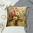 thumbnail image 2 of JEUXUS  Shabby Chic Rose Soft Pillows Case Soft Throw Pillow Double-Sided Digital Printing Couch Pillowcase Square, 2 of 5