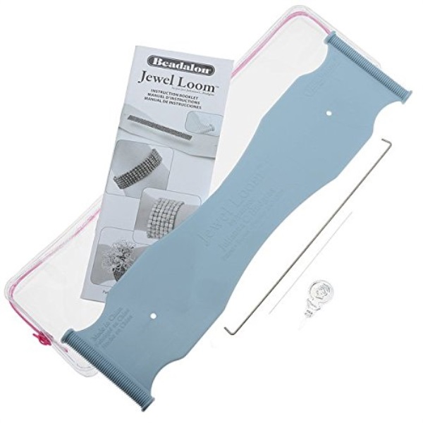 Beadalon Jewel Loom Kit Beading Loom, Needle, Threader, Pouch