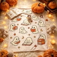 thumbnail image 4 of Tepsmf Halloween Flannel Throw Blanket, 60x40 IN Holiday Soft Plush Fleece, Warm Cozy Lightweight for Sofa Bedroom Indoor Home Decor, 4 of 6