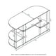 thumbnail image 2 of Mueble de TV Furinno JAYA, diseño simple, esquina, roble francés, gris, 2 of 5
