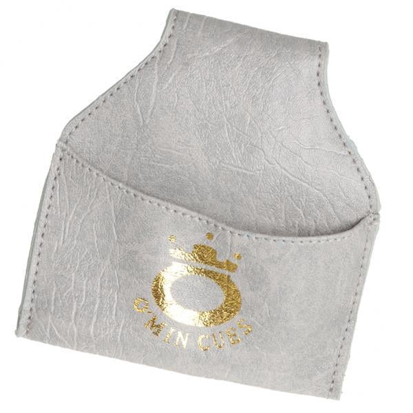 Taco de Billar Zulema de Cuero PU con Bolsa de Soporte Clip 10.5x10cm
