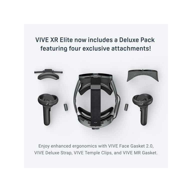 vive xr elite ジャンク HTC Vive XR Elite with Deluxe Pack — Mixed Reality and PC VR