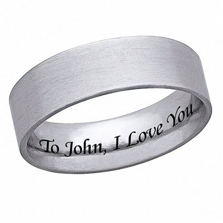 Personalized Men's Stainless Steel Ring - Walmart.com