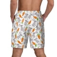 thumbnail image 4 of Goofa Cute Rabbit Printed Men's Swim Trunks Board Shorts Quick Dry Mens Swimming Trunks with Compression Liner,Breathable Fit Hawaii Beach Shorts-XX-Large, 4 of 9