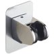 thumbnail image 1 of Soporte de ducha, soporte de cabezal de ducha de pared autoadhesivo desmontable con ángulo ajustable, resistente al agua, resistente, montaje en pared para baño de hotel, 1 of 5