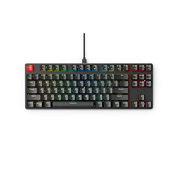Modular Mechanical Gaming Keyboard - TENKEYLESS (87 Key) - LED Brown Switches, Swap Switches (GMMK-TKL-BRN) - Walmart.com