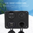 thumbnail image 2 of 4 Function Panel Dual USB Charger Green LED Volt 12V Power Outlet ON-OFF Switch, 2 of 9