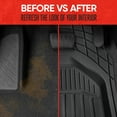 thumbnail image 4 of Motor Trend 943-BK FlexTough Defender Car Floor Mats -Next Generation Deep Dish Heavy Duty Contour Liners for Car SUV Truck & Van-All Weather Protection, Trim to Fit Most Vehicles Black, 4 of 10