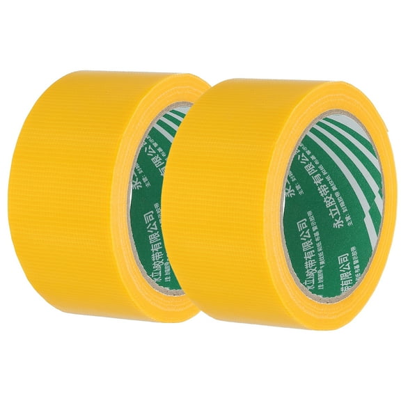 Uxcell Pickleball Ball Court Marking Tape 66ft, Marking Edge Guard Ultra-Adhesive Tape, Yellow 2 Pcs