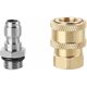 thumbnail image 1 of Conectores de boquilla de pulverizador de alta presión, rosca M14, conector rápido 1/4, piezas de conexión de manguera, conectores de botella de espuma para nieve, 1 of 5