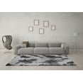 thumbnail image 3 of Ahgly Company Indoor Rectangle Abstract Gray Modern Area Rugs, 2' x 5', 3 of 4