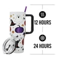 thumbnail image 4 of Vaso Bioworld Halloween Scary Icons de acero inoxidable de 1,2 L, 4 of 7