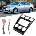 thumbnail image 4 of Car Stereo  Fascia, 2DIN ABS Dashboard Navigation Trim Antiwear Bulit In Canbus  For, 4 of 8