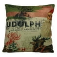 thumbnail image 5 of Vintage Rudolph | Merry Christmas | Throw Pillow | Christmas Pillow | Home Decor | Christmas Décor | Rustic Christmas Decor | Office Decor, 5 of 10
