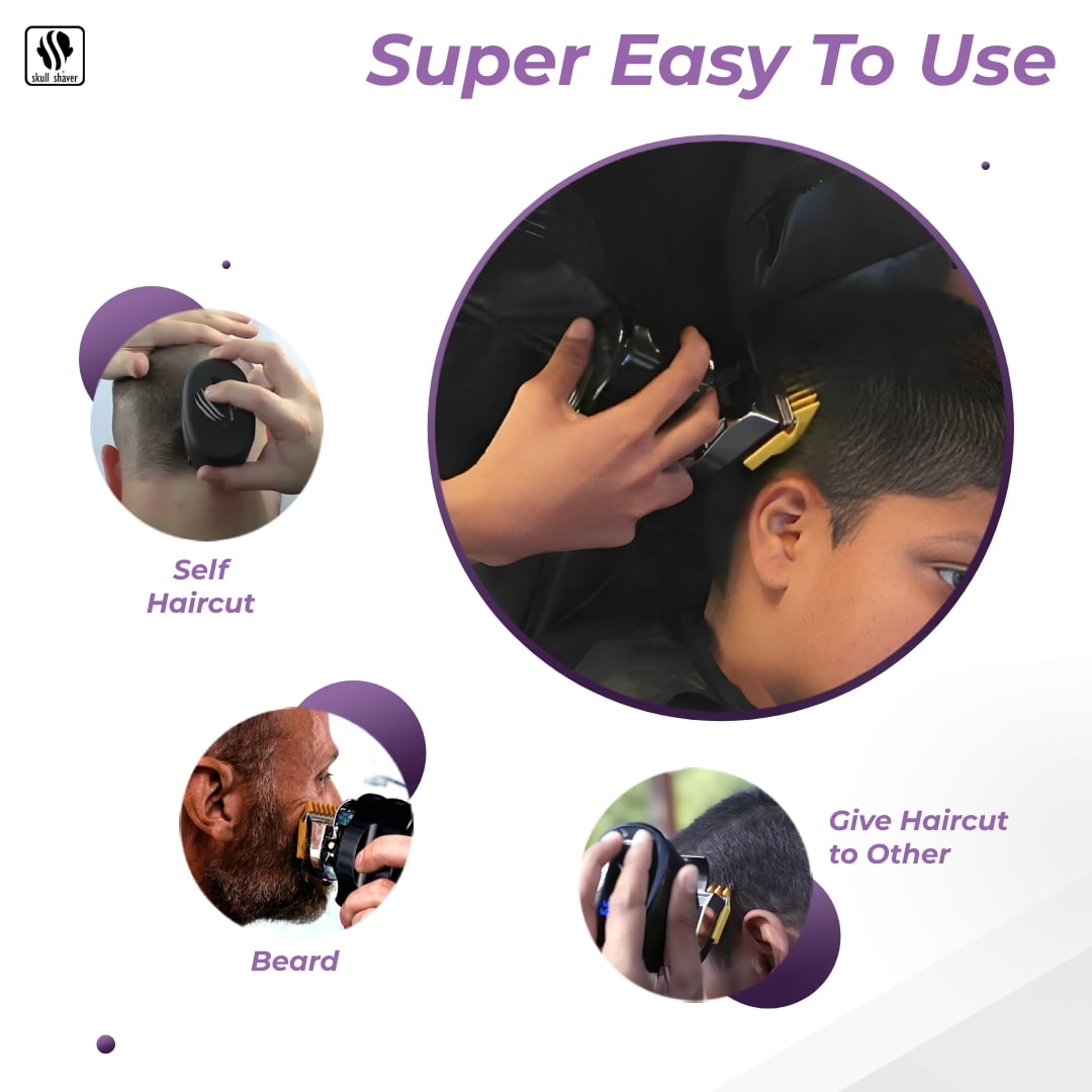Beast Clipper DUO: Electric hair clipper for Head, Beard & Mustache | 5-Minute DIY Haircuts | Authorized Seller - Skull Shaver | Not Other Resellers