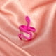 thumbnail image 5 of Anillo de serpiente dorado con estilo Ins, diseño geométrico creativo a la moda, hecho a mano, color rosa, apilable, 5 of 5