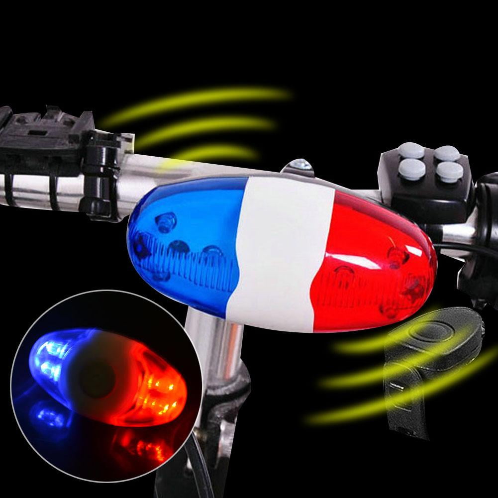 Mgaxyff waterproof Bicycle Cycling Horn Bell 6 LED Light 4 Tunes