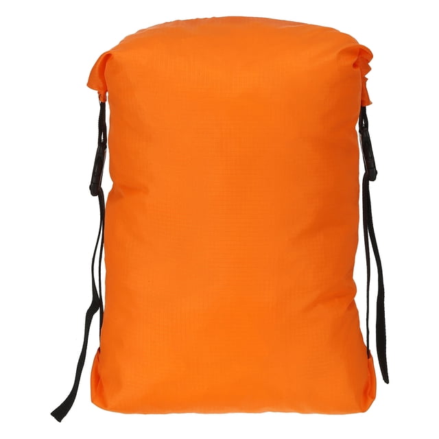 Unique Bargains Sac de Compression, Sac de Couchage Imperméable Taille P pour Randonnée, Orange