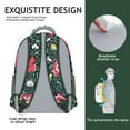 thumbnail image 5 of Peony and Butterfly Floral Backpack - Lightweight Student Backpack for College, 5 of 6