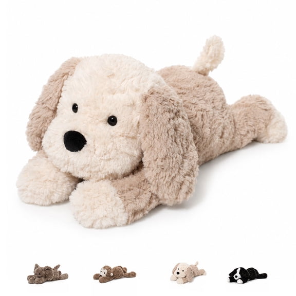 YSZZYSM Maltese Weighted Stuffed Animals, Cute Dog Plush for Emotional Support, Soft Plushie for Kids Adults