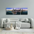 thumbnail image 4 of Epic Art 'Colorful Fall in Chicago' by Epic Portfolio, Acrylic Glass Wall Art, 3 Piece Set, 72" x 24", 4 of 8