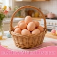thumbnail image 6 of 20 Pack Easter Plastic Eggs, 2 Inch Brown Fake Simulation Eggs for DIY Crafts Painting, Realistic Artificial Chicken Eggs for Easter Party Decorations Basket Fillers Home, 6 of 9