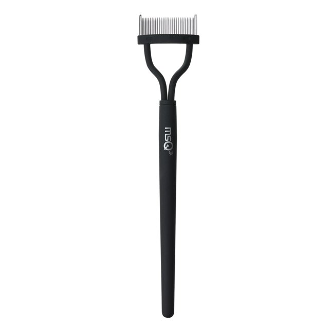 Aplicador de máscara Eyelash Comb MSQ, separador de pestañas, negro