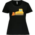 thumbnail image 3 of Inktastic Bulldozer Construction Truck Women's Plus Size T-Shirt, 3 of 5