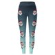 thumbnail image 3 of MKLEKYY Leggings deportivos para mujer Leggings para mujer Leggings de entrenamiento Pantalones con estampado navideño de bloques de color Leggings suaves y elásticos 3828, 3 of 4