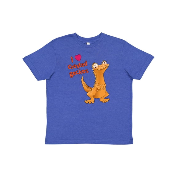 Inktastic I Love Crested Geckos Youth T-Shirt