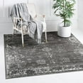 thumbnail image 1 of Unique Loom Sofia Collection Area Rug - Casino (3' 3" Square, Dark Gray/ Beige), 1 of 4