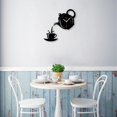 thumbnail image 2 of Creativo Diy Acrílico Taza de café Tetera Reloj de pared 3d Reloj decorativo Afortunado Sencillez, 2 of 5