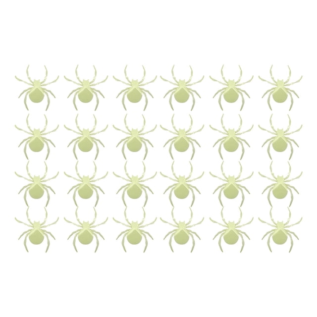 12 Halloween Wall Decals with Bright Party Decorations for Festive Atmosphere Easy Application 12PCS