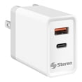 thumbnail image 1 of Cargador de 36 W USB Quick Charge y USB C Power Delivery Steren ELI-760, 1 of 5
