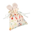 thumbnail image 3 of CoreLiving Easter Treat Bags Bulk Small Velvet Drawstring Bags Bunny Rabbit Design Reusable Gift Bags for Easter Egg Hunt Candy Baskets Birthday Party Favors Spring Garden Tea Party Supplies, 3 of 7