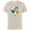 Natural, variant on Disney Donald Duck Ready To Go - Short Sleeve Cotton T-Shirt for Adults -Customized-Natural
