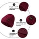 thumbnail image 3 of Gorro de invierno con forro de satén para mujer y hombre, gorro holgado con forro de seda para invierno, gorro de punto cálido con puños, 3 of 5