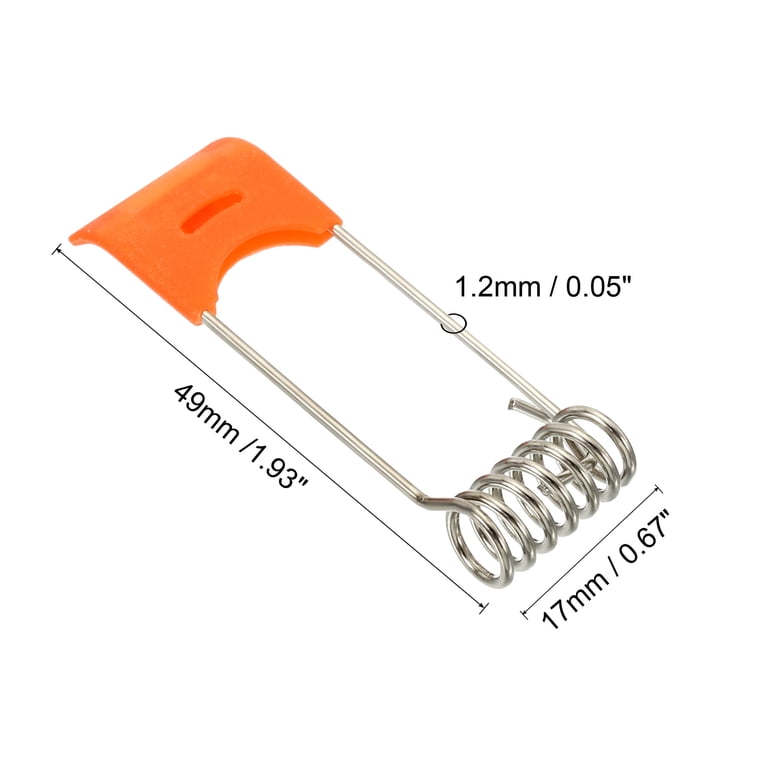 Walquicks 10-Pack Spring Clips – Securing Clamps For LED Downlights, Panel Lamps, And Ceiling Fixtures (2.75" X 0.8")