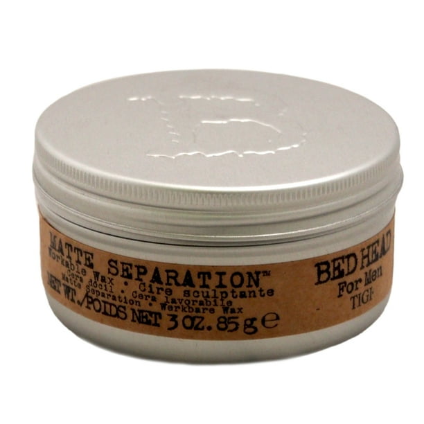 Bed Head B For Men Matte Separation Workable Wax by TIGI for Men - 3 oz Wax