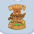 thumbnail image 4 of Inktastic Groundhog Day Meterologist Weather Boys or Girls Baby Bib, 4 of 4