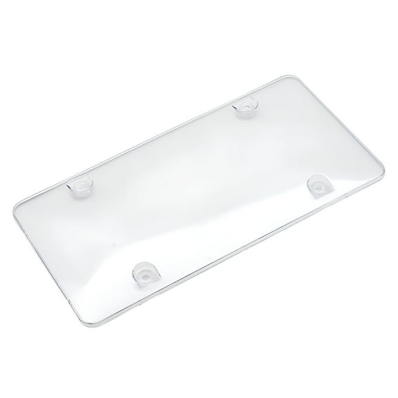 MELIVO Clear License Plate Cover Frame 2Pcs Anti-theft License Plate Cover and Frame Fits Any Standard US Plates Front And Back License Plates