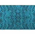 thumbnail image 1 of Ahgly Company Indoor Rectangle Abstract Light Blue Modern Area Rugs, 4' x 6', 1 of 4
