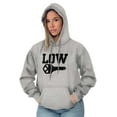 thumbnail image 4 of Low Key Nerd Sarcastic Pun Funny Geek Hoodie Sweatshirt Women Men Brisco Brands X, 4 of 6