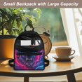 thumbnail image 5 of Eheartsgir Lightning Wolf Pattern Mini Backpack for Travel Outdoor, Lightweight Mini Travel Backpacks Polyester Lots of Pockets Small Backpack, 5 of 8