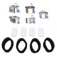 thumbnail image 1 of Filtro De Reemplazo Del Dispensador De Agua De Mascotas, Reemplazo De Filtros De La Fuente De Agua De Tela De Tela Carbono Premium Con Esponjas Para Accesorios Para Mascotas, 1 of 7
