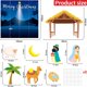 thumbnail image 2 of Set de Tablero de Anuncios del Nacimiento de Navidad gisgfim 52 piezas, 2 of 7