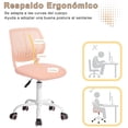 thumbnail image 3 of Silla para Niña HOMEMAKE FURNITURE Silla para Escritorio Ergonomica Giratoria Color Rosa Claro, 3 of 6
